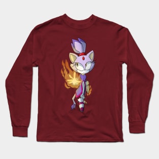 Blaze the Cat Long Sleeve T-Shirt